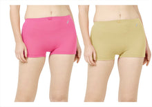 Load image into Gallery viewer, Feather Soft Elite ®Women Antibacterial Hipster Boy Shorts-Pack of 2(Color's and Designs may vary)