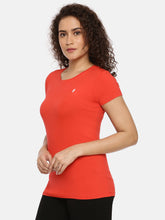 Load image into Gallery viewer, Women's Solid Stretch Tee (Short Sleeve)