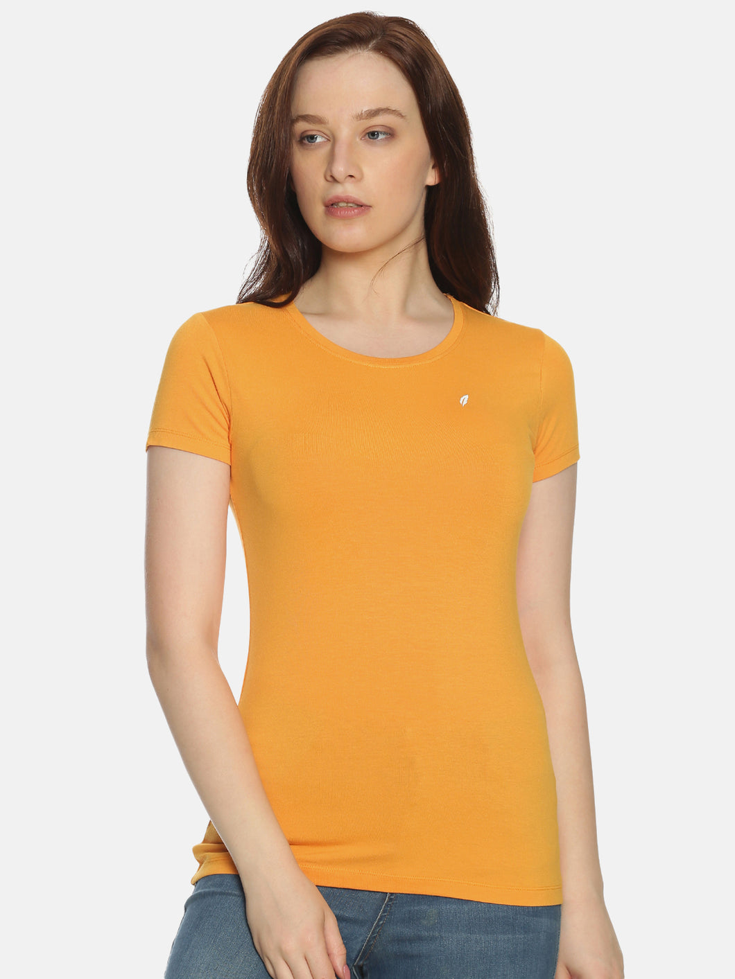 Women's Solid Stretch Tee  (Short Sleeve)
